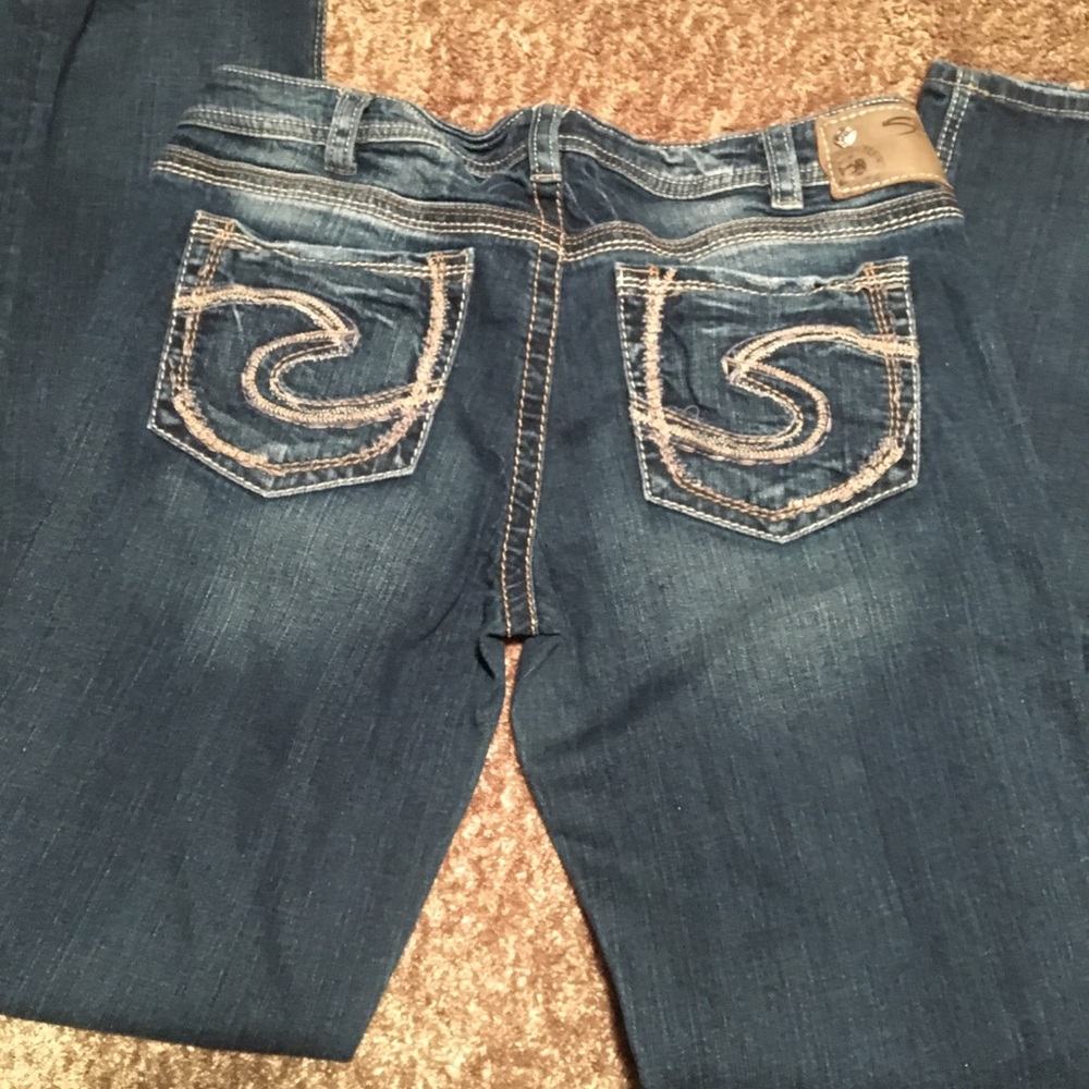 Silver Bootcut Jeans
